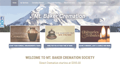 Desktop Screenshot of mtbakercremationsociety.com