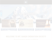 Tablet Screenshot of mtbakercremationsociety.com